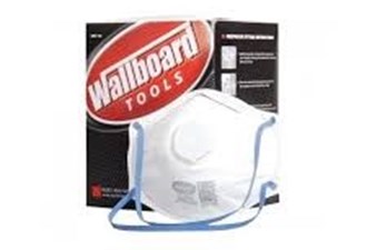 dust mask with valve wallboard - pk 12